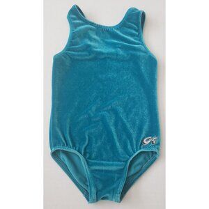 GK Teal Velour Leotard